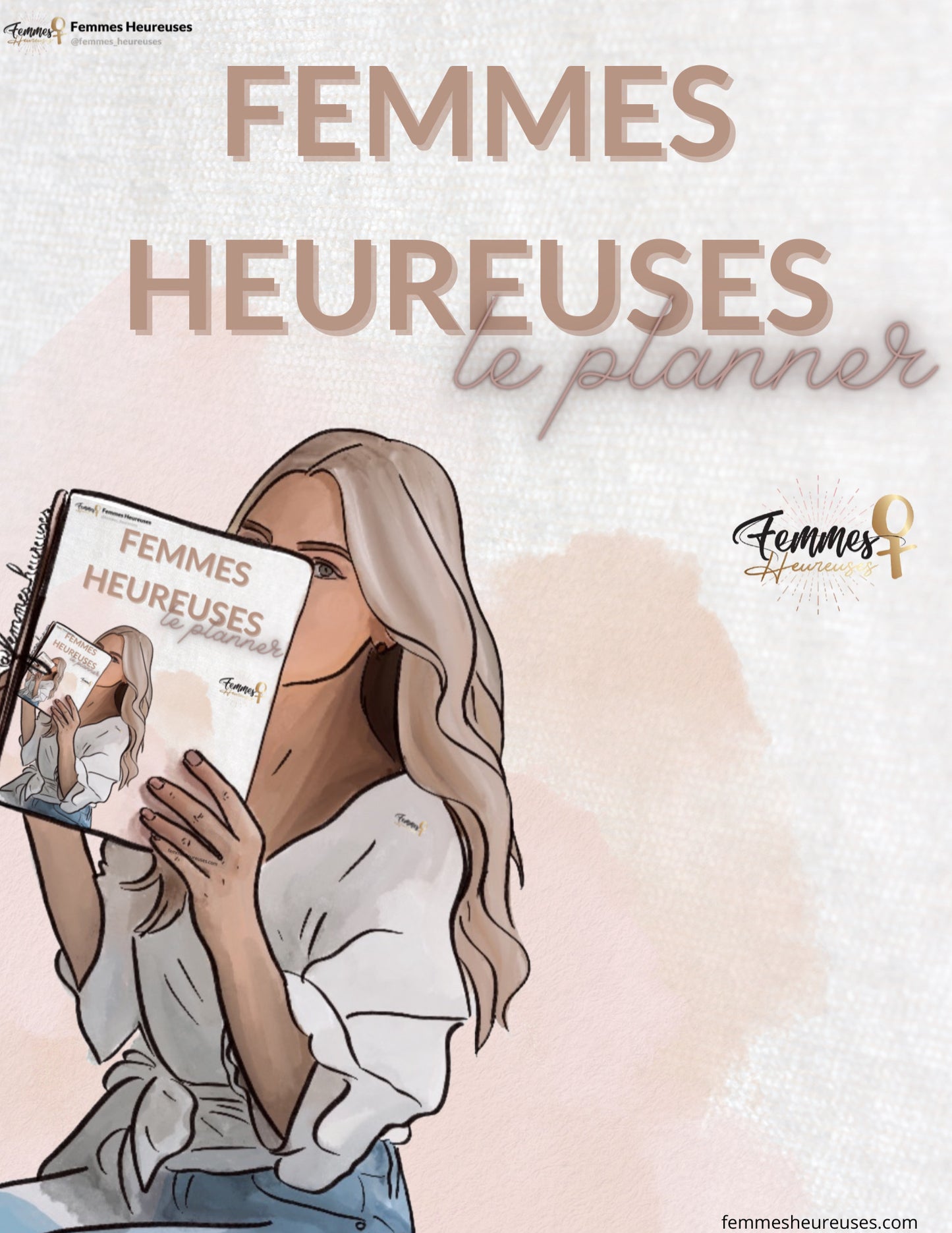 Femmes Heureuses - Le Planner Version Noir & Blanc